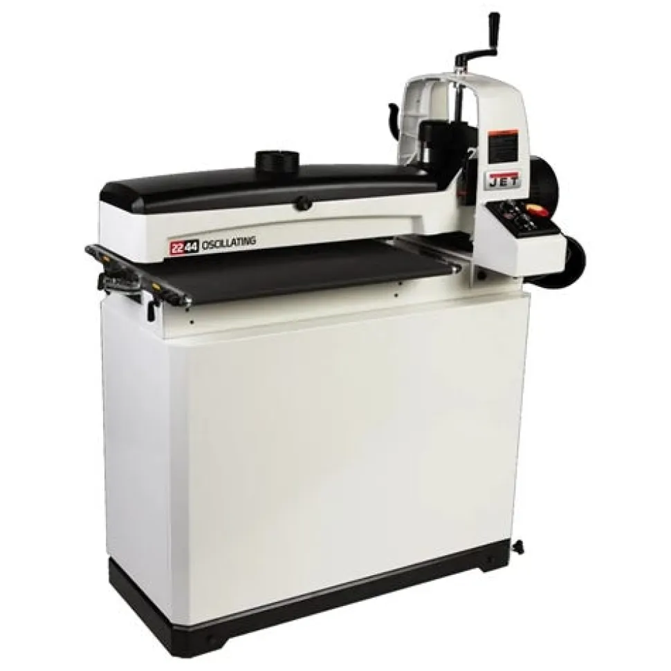 Jet JWDS-2244OSC Oscillating Drum Sander With Closed Stand 723544OSCK