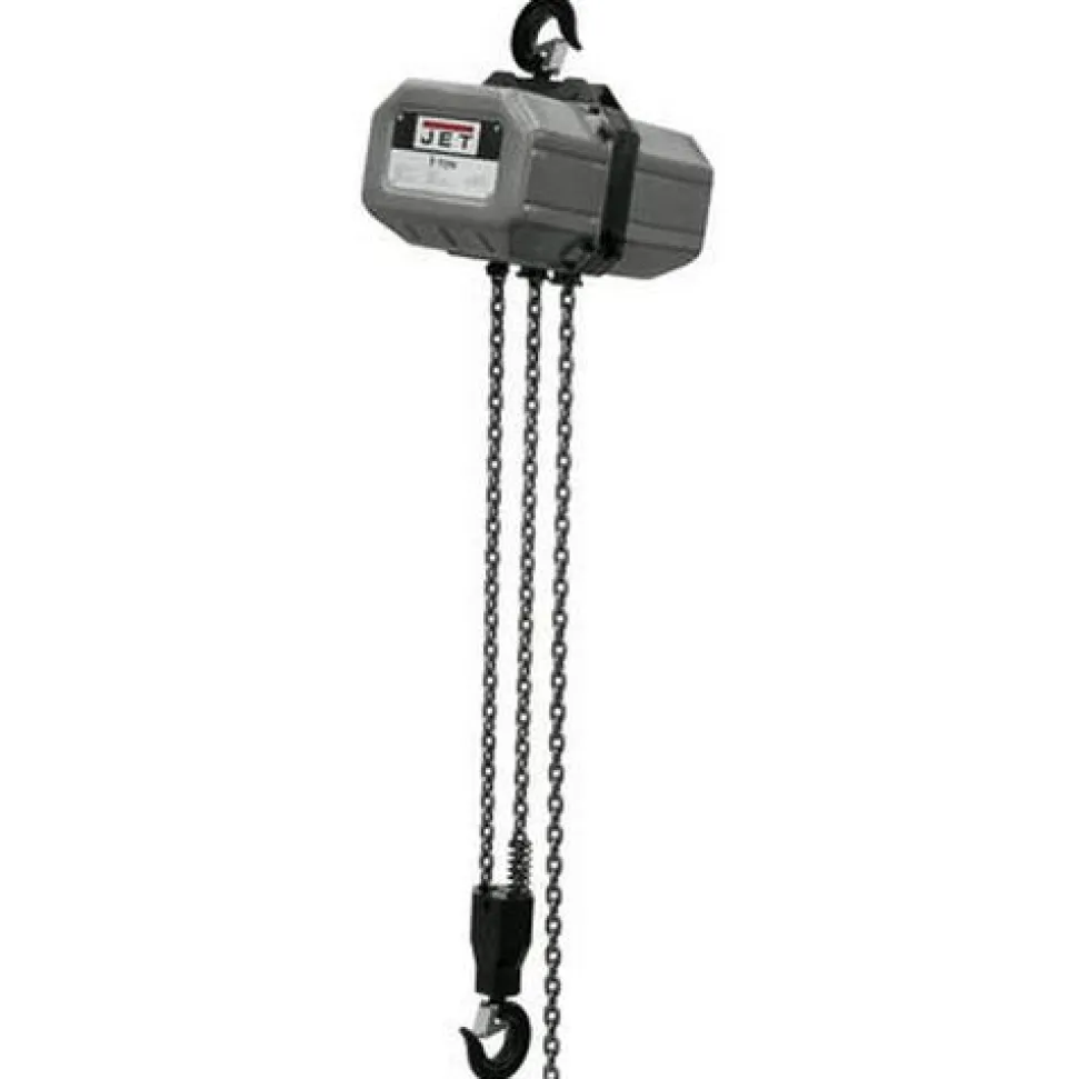 Jet 1SS-1C-10 1 Ton Electric Chain Hoist w/ 10' Lift 111000