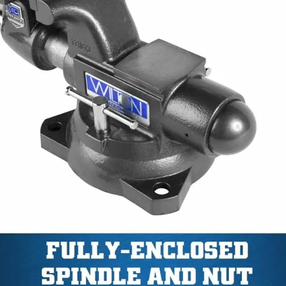 Jet Tradesman 1755XC Bench Vise, 5-1/2" Jaw Width, 5" Jaw Opening, 3-3/4" Throat WL9-28841