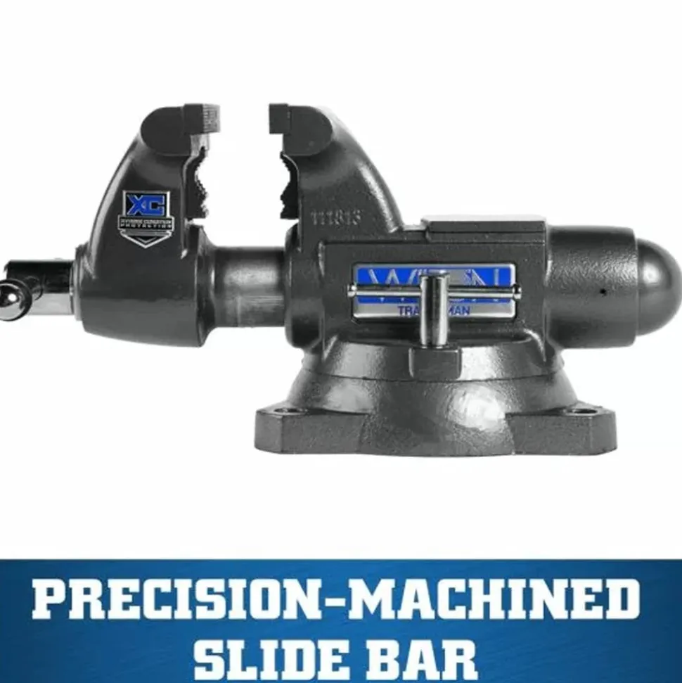 Jet Tradesman 1755XC Bench Vise, 5-1/2" Jaw Width, 5" Jaw Opening, 3-3/4" Throat WL9-28841