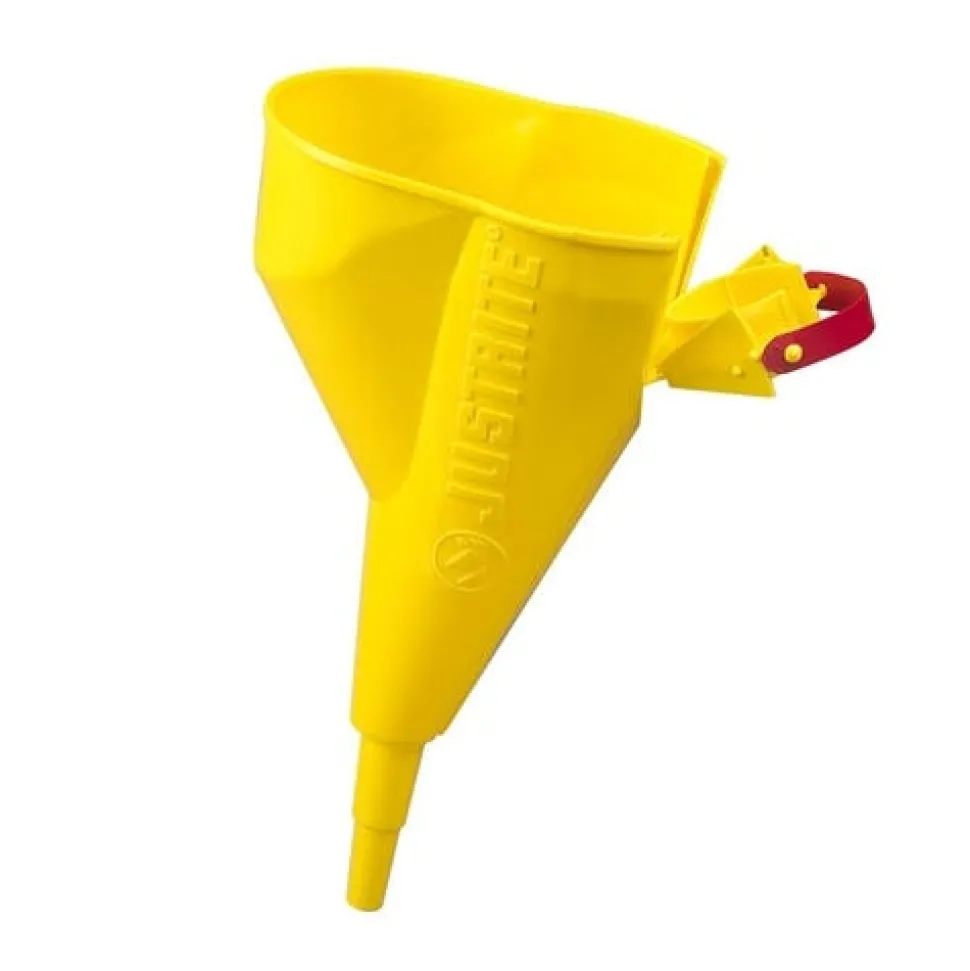 Justrite Yellow Funnel For Steel Type 1 Safety Cans 11202Y