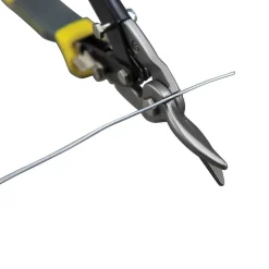 Klein Aviation Snips with Wire Cutter, Straight 1202S
