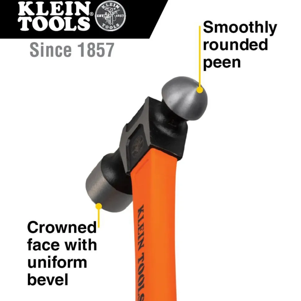 Klein Ball-Peen Hammer, 32-Ounce, 15-Inch H80332
