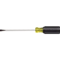 Klein 1/4" Cabinet Tip Screwdriver 4" Shank 605-4