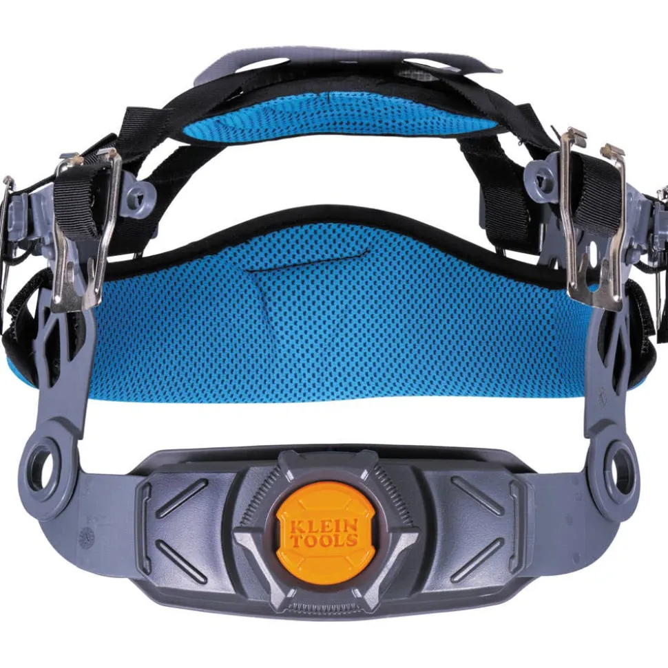 Klein Carbon Fiber Full Brim Hard Hat with Headlamp, Titan 60512
