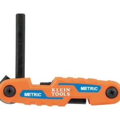Klein Compact Folding Hex Key Set, 25-Key, SAE, Metric, TORX Sizes, 3-Piece 70543