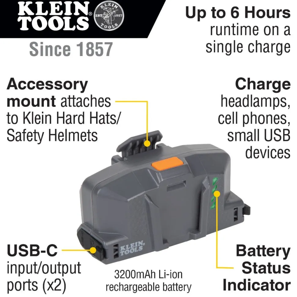 Klein Cooling Fan for Hard Hat and Safety Helmet 60155