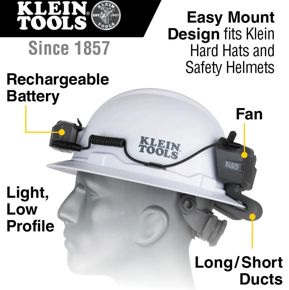 Klein Cooling Fan for Hard Hat and Safety Helmet 60155