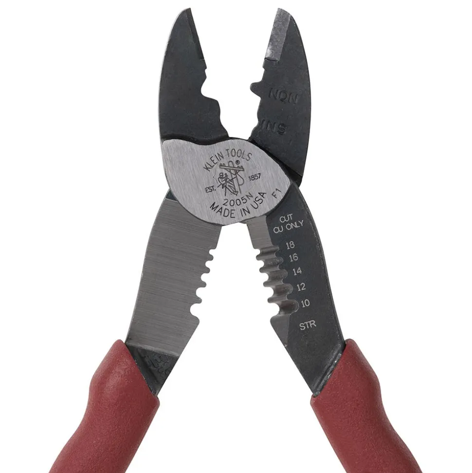 Klein Forged Steel Wire Crimper, Cutter, Stripper 2005N