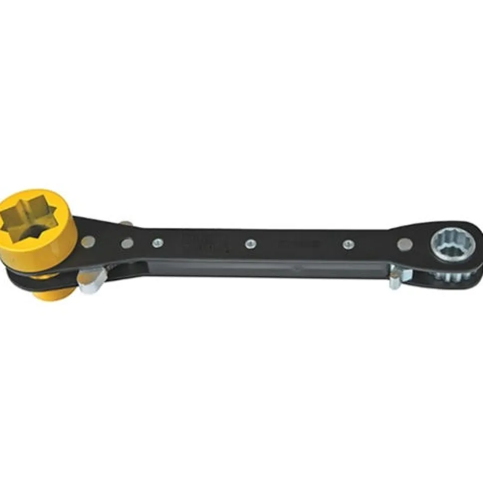 Klein Heavy Duty 5-in-1 Lineman's Ratcheting Wrench KT155HD
