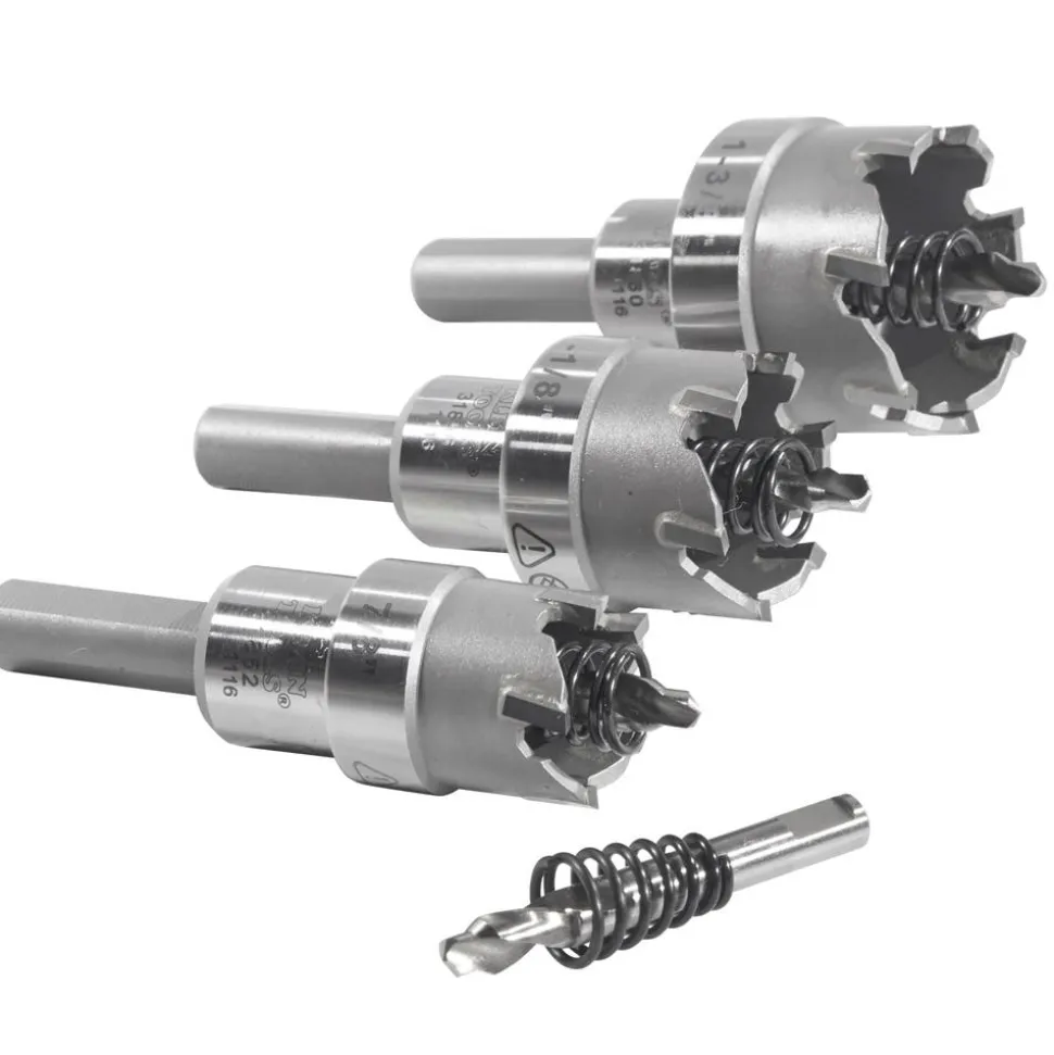 Klein Hole Cutter Kit, Carbide Hole Cutter, 4-Piece 31872