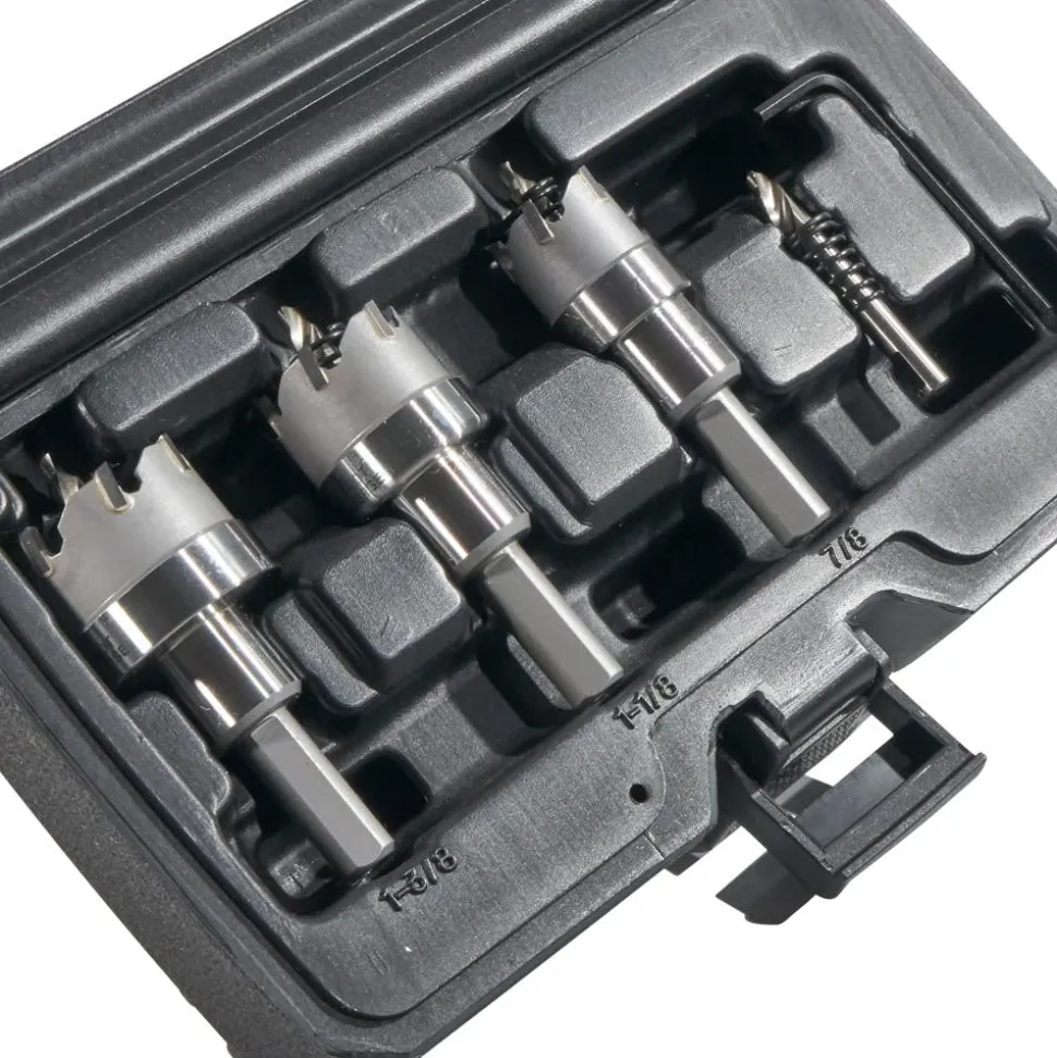 Klein Hole Cutter Kit, Carbide Hole Cutter, 4-Piece 31872