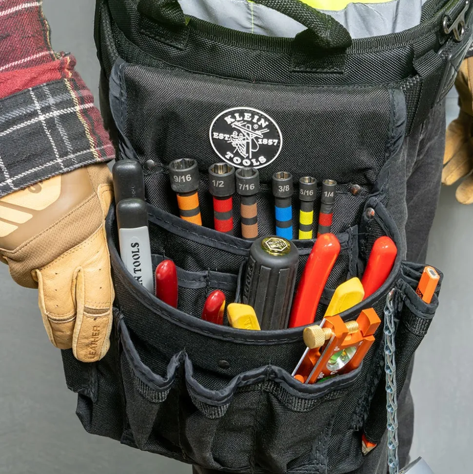 Klein Hollow Magnetic Color-Coded Ratcheting Power Nut Drivers, 7-Piece 32950