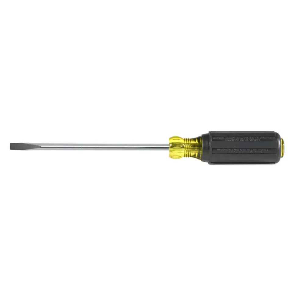 Klein 1/4-Inch Cabinet Tip Screwdriver, Heavy Duty, 6-Inch 605-6