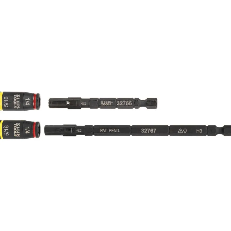 Klein 3-in-1 Impact Flip Socket Set, 1/4-Inch, 5/16-Inch, 2-Piece 32768