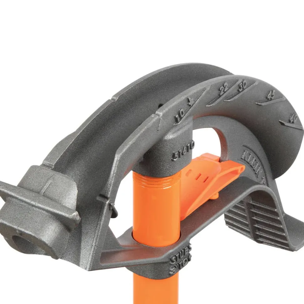 Klein Iron Conduit Bender Full Assembly, 1" EMT with Angle Setter 51605