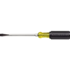 Klein 5/16" Keystone Tip Screwdriver, Cushion-Grip, 6" 602-6