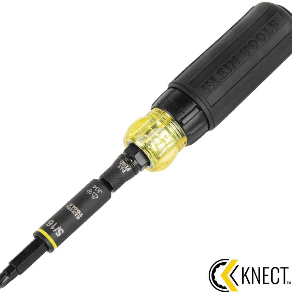Klein KNECT 11-in-1 Ratcheting Impact Rated Screwdriver / Nut Driver 32500HDRT
