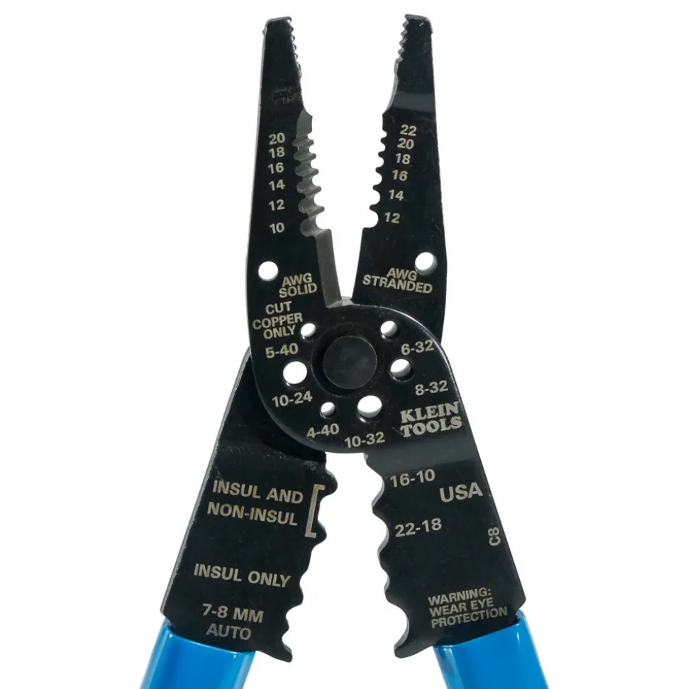 Klein Long Nose Multi Tool Wire Stripper, Wire Cutters, Crimping Tool 1010