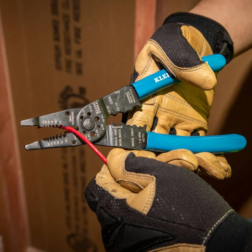 Klein Long Nose Multi Tool Wire Stripper, Wire Cutters, Crimping Tool 1010