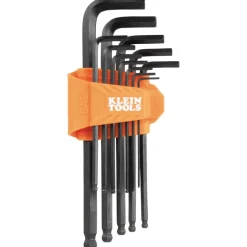 Klein L-Style Ball-End Hex Key Wrench Set, SAE, 12-Piece BLS12