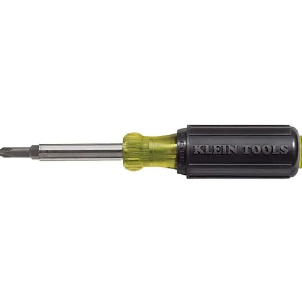Klein Multi-Bit Screwdriver / Nut Driver 5-in-1 Phillips; Slotted Bits 32476