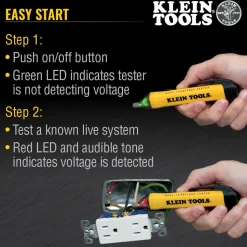 Klein Non-Contact Voltage Tester Pen, 50 to 1000V AC NCVT1P