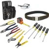 Klein 14 Piece Electrician's Hand Tool Kit with Belt 80014