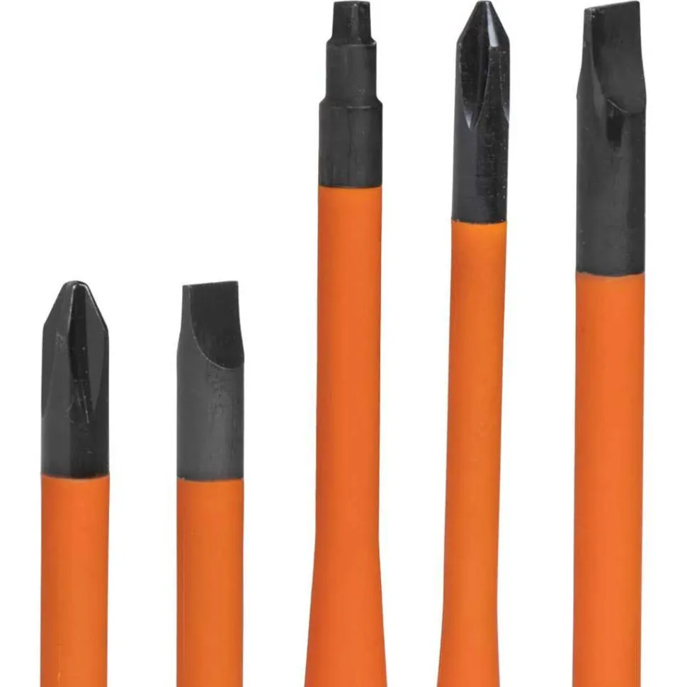 Klein 6-Piece Slim-Tip 1000V Insulated Screwdriver Set 33736INS