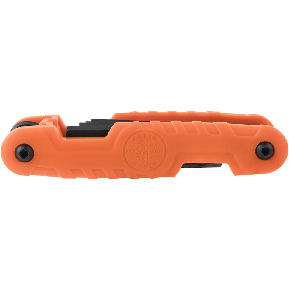 Klein Pro Folding Hex Key Set, 11-Key, SAE Sizes 70550