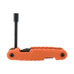 Klein Pro Folding Hex Key Set, 11-Key, SAE Sizes 70550