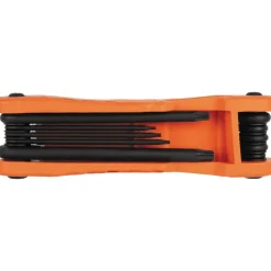 Klein Pro Folding Hex Key Set, 10-Key, TORX Sizes 70550T