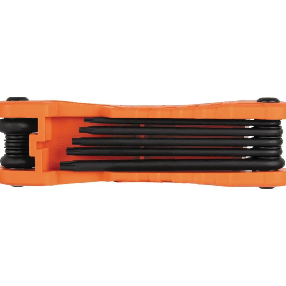 Klein Pro Folding Hex Key Set, 10-Key, TORX Sizes 70550T