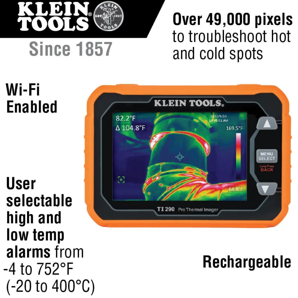Klein Rechargeable Pro Thermal Imager TI290