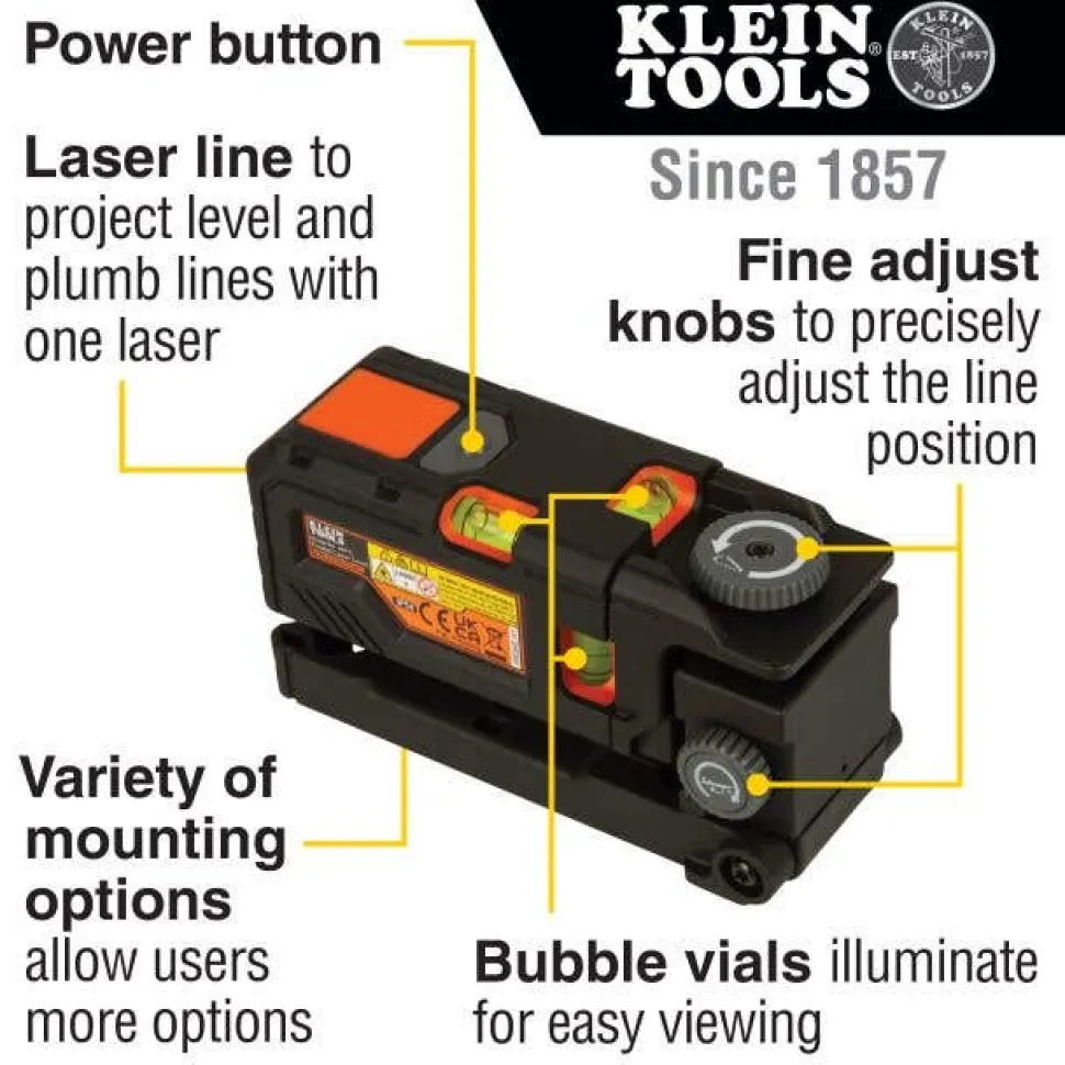 Klein Red Pocket Laser Level 93PTL
