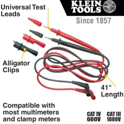 Klein Replacement Test Lead Set, Right Angle 69410