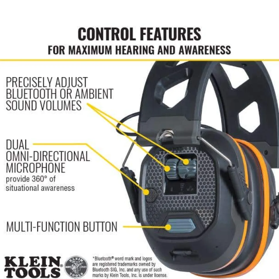 Klein Situational Awareness Bluetooth Earmuffs AESEM1S