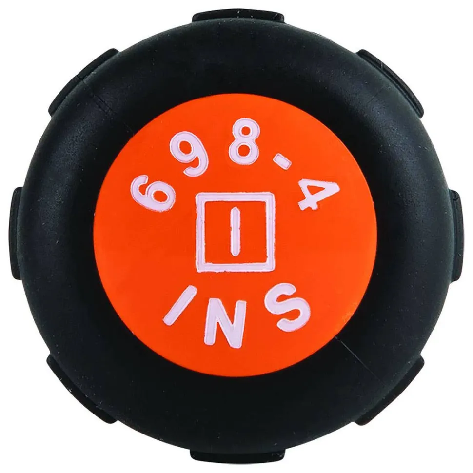 Klein #1 Square Slim-Tip 1000V Insulated Screwdriver w/ 4" Round Shank 6984INS