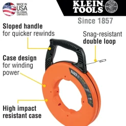 Klein Steel Fish Tape, 1/8