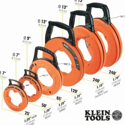 Klein Steel Fish Tape, 1/8