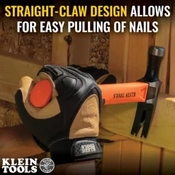 Klein Straight-Claw Hammer, 16-Ounce, 13-Inch H80816