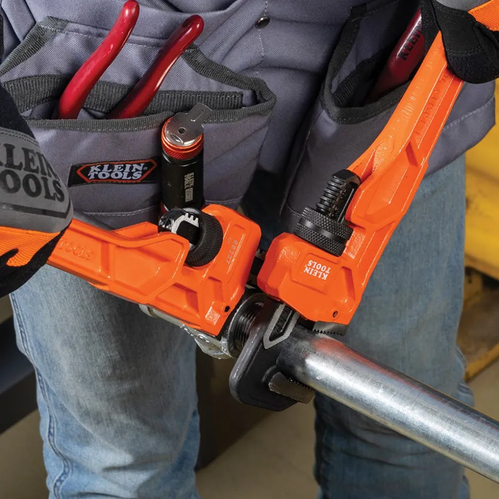 Klein Tools 14" Adjustable Cast Iron Pipe Wrench 68227