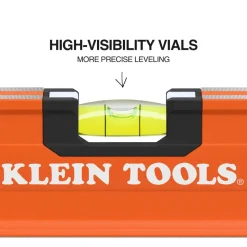 Klein Tools Box Beam Level, 3 Vial, 48" 93548