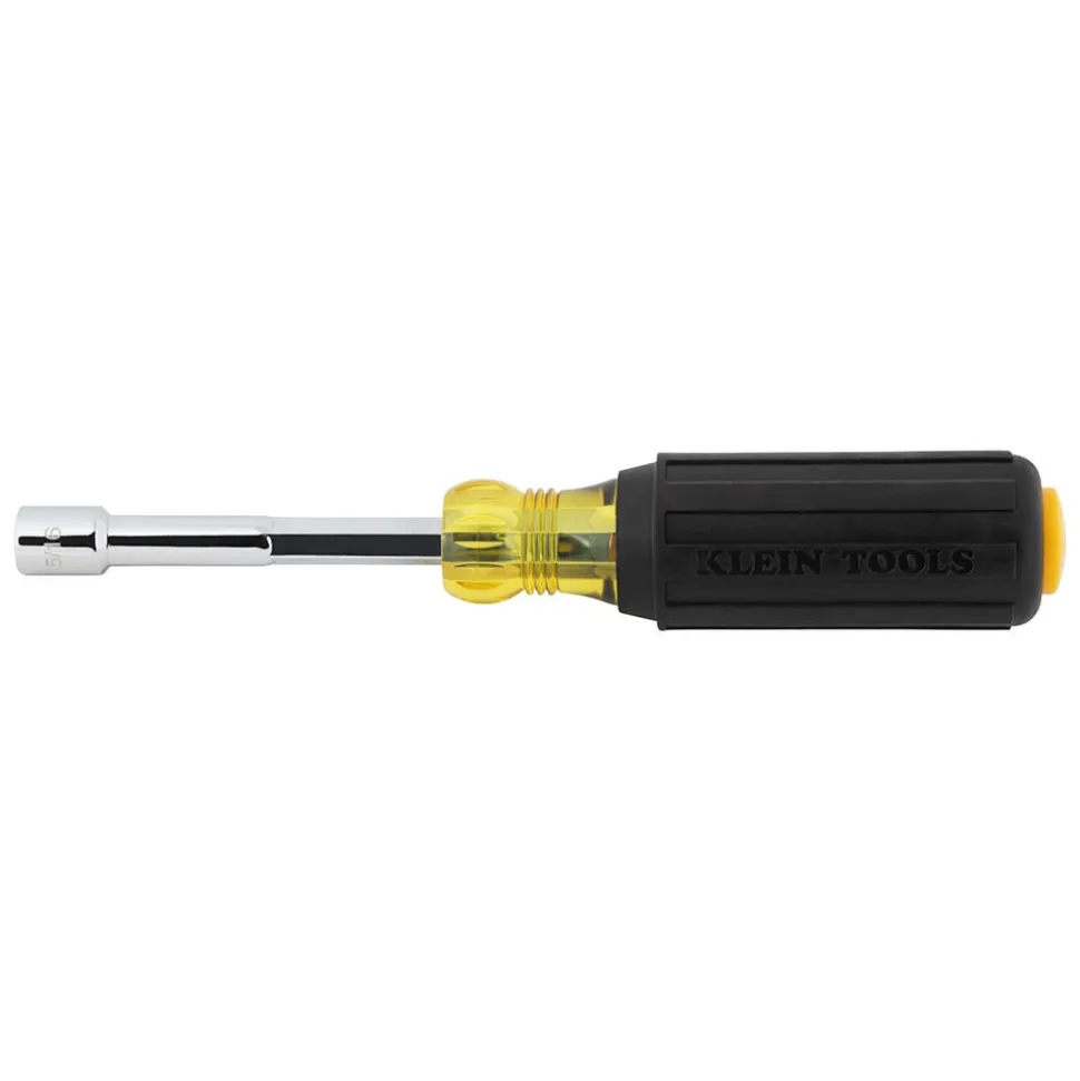 Klein Tools Color-Coded Hollow-Shaft Heavy-Duty Nut Driver, 5/16" 654516