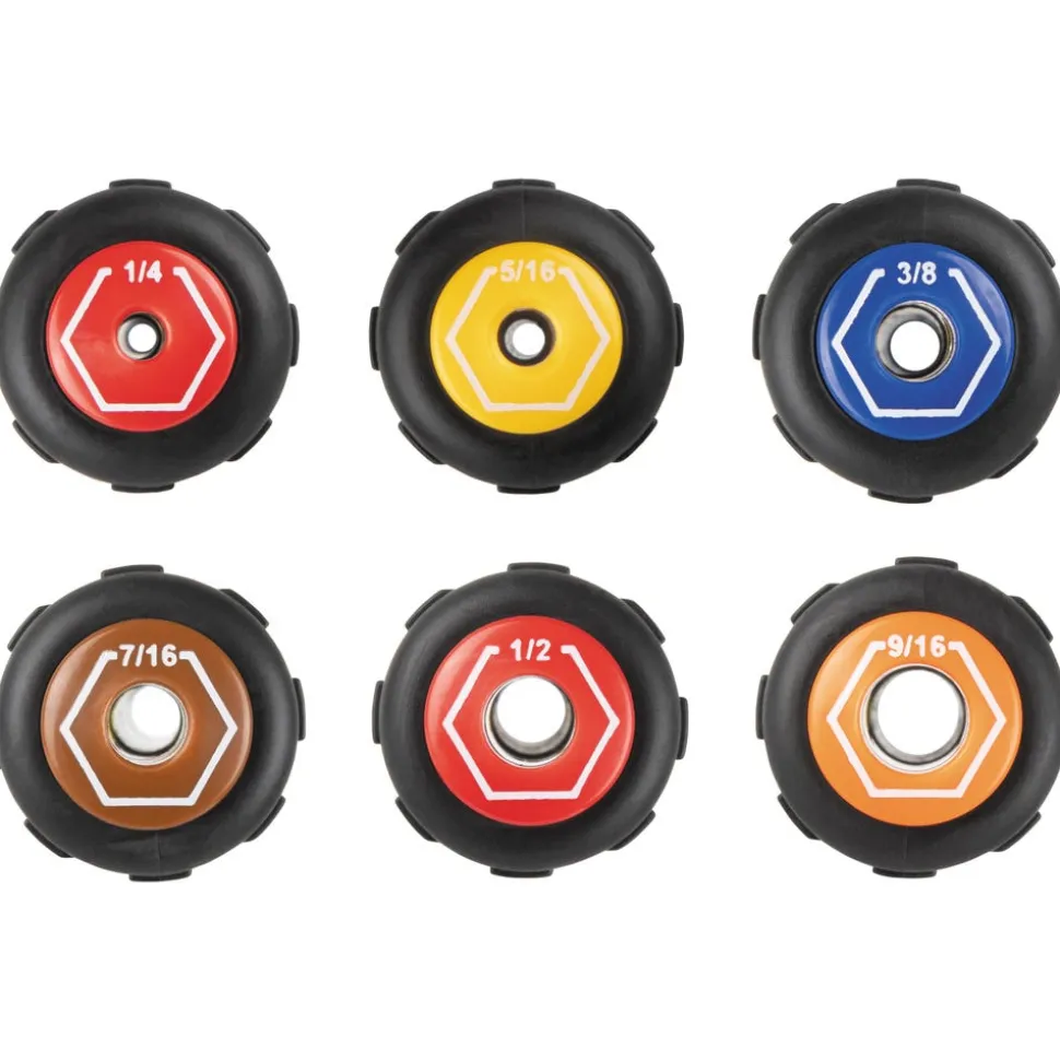 Klein Tools Color-Coded Hollow-Shaft Heavy-Duty Nut Driver, 9/16" 654916
