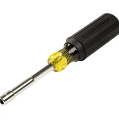 Klein Tools Color-Coded Hollow-Shaft Heavy-Duty Nut Driver, 1/4