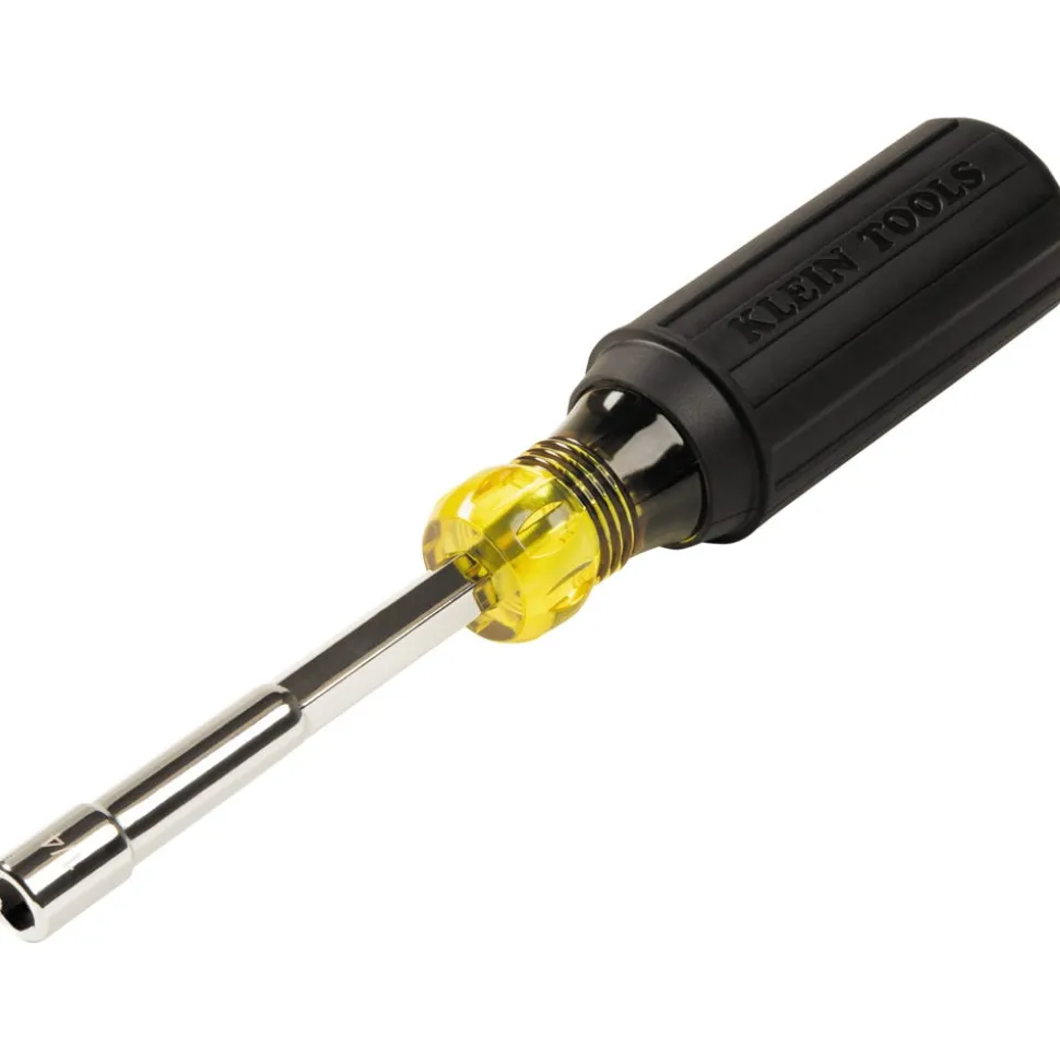 Klein Tools Color-Coded Hollow-Shaft Heavy-Duty Nut Driver, 1/4" 65414
