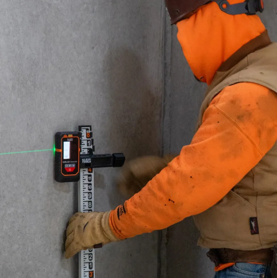 Klein Tools Green Rotary Laser Level, Self-Leveling with Plumb Spot and Tripod 93RLS