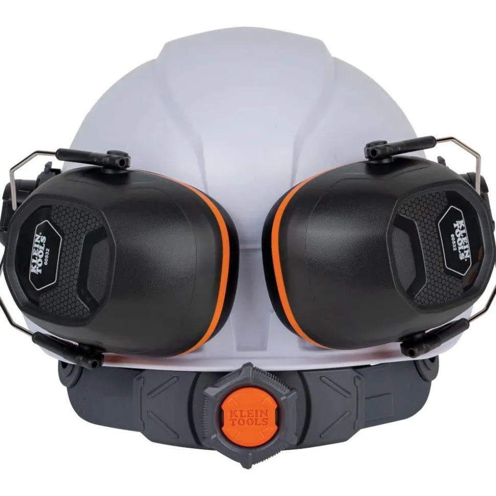 Klein Tools Hard Hat Earmuffs for Cap Style and Safety Helmets 60532