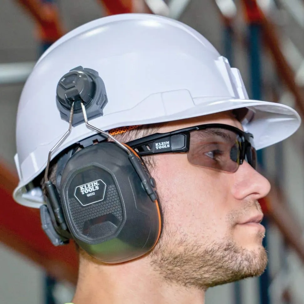 Klein Tools Hard Hat Earmuffs for Cap Style and Safety Helmets 60532
